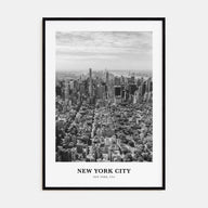 New York City Portrait B&W No 4 Poster