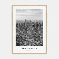 New York City Portrait B&W No 4 Poster