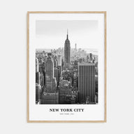 New York City Portrait B&W No 1 Poster