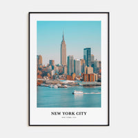 New York City Portrait Color No 1 Poster