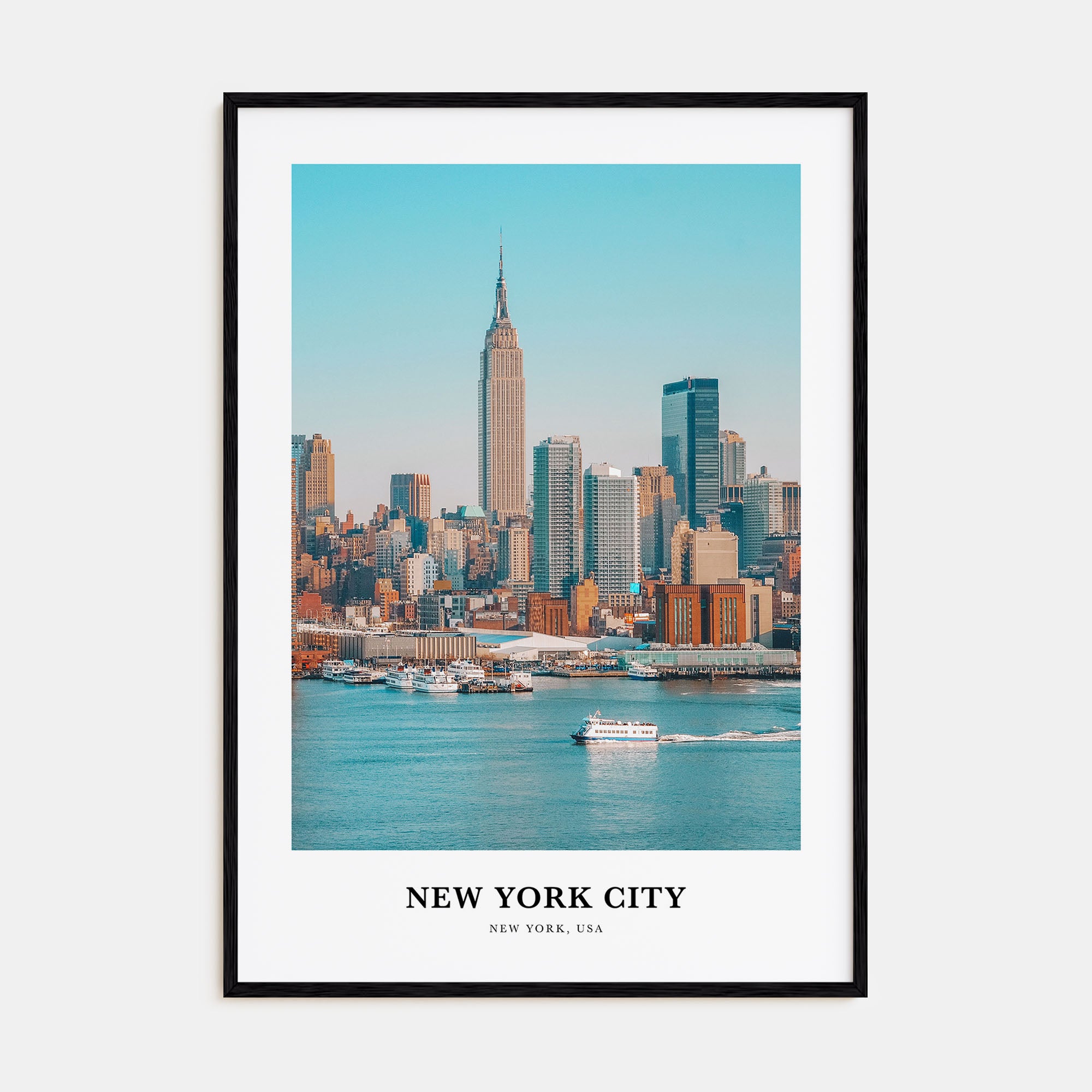 New York City Portrait Color No 1 Poster