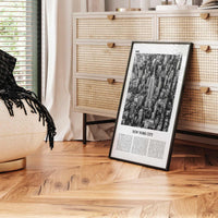 New York City Print Black and White No 2, New York Wall Art, New York Poster, New York Photo, NYC Black and White Poster Print, USA