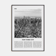 New York City Travel B&W No 3 Poster