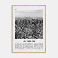 New York City Travel B&W No 3 Poster