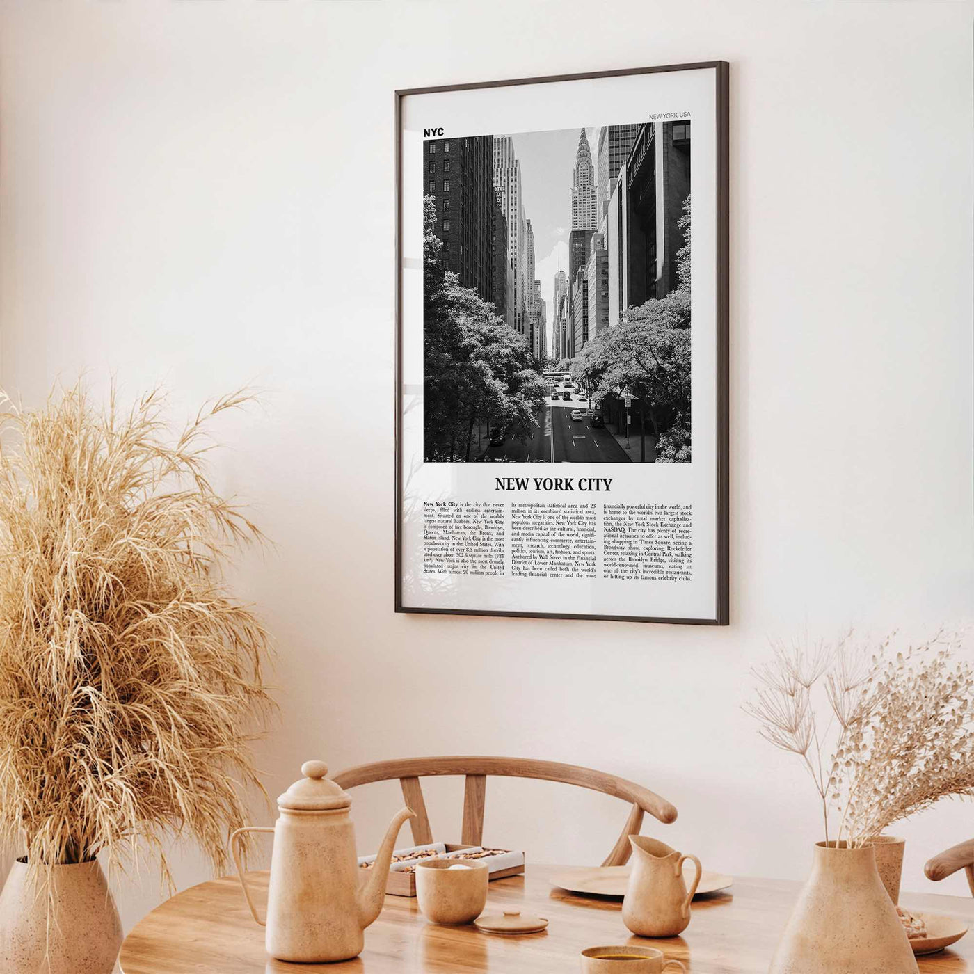 New York City Print Black and White No 4, New York Wall Art, New York Poster, New York Photo, NYC Black and White Poster Print, USA