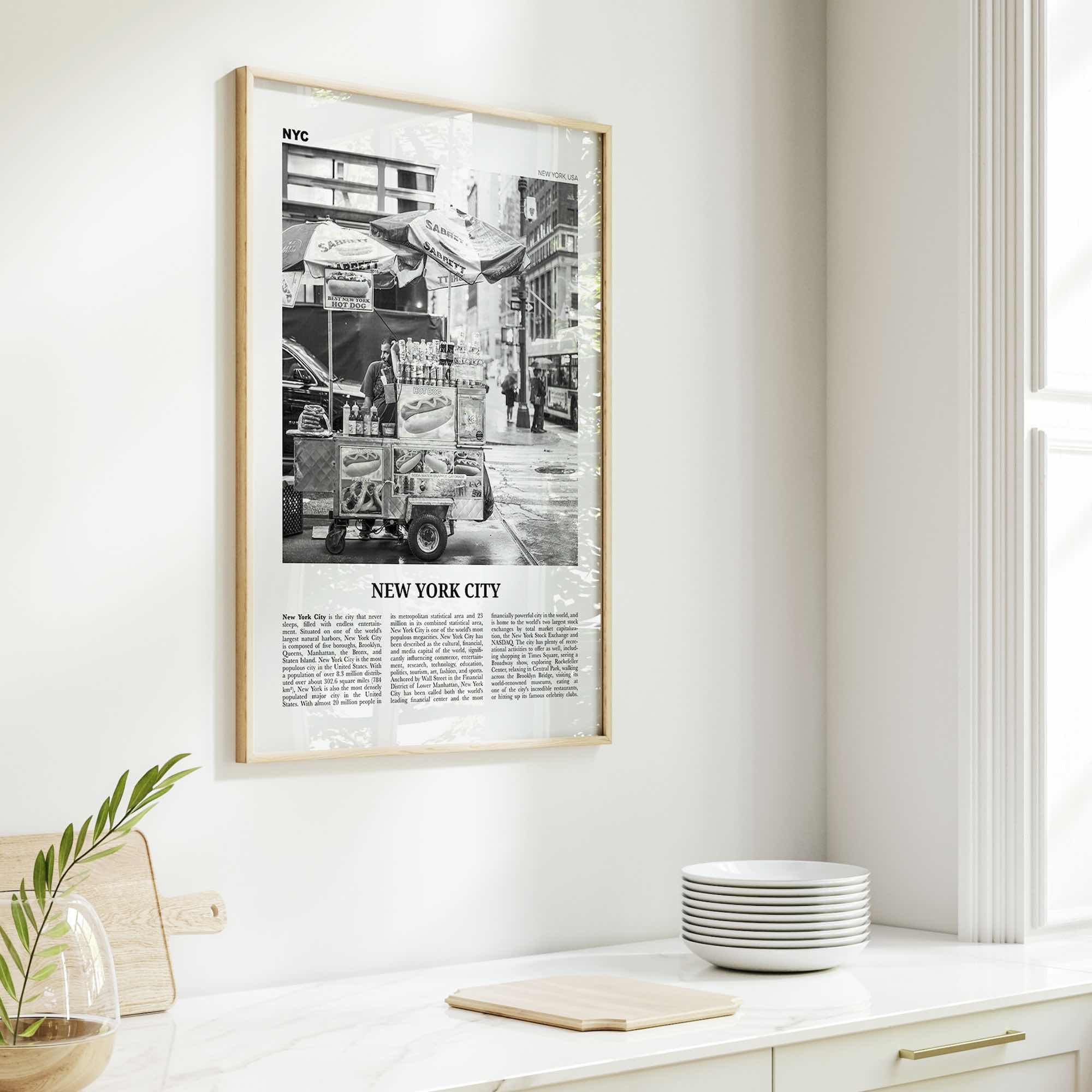 New York City Print Black and White No 5, New York Wall Art, New York Poster, New York Photo, NYC Black and White Poster Print, USA