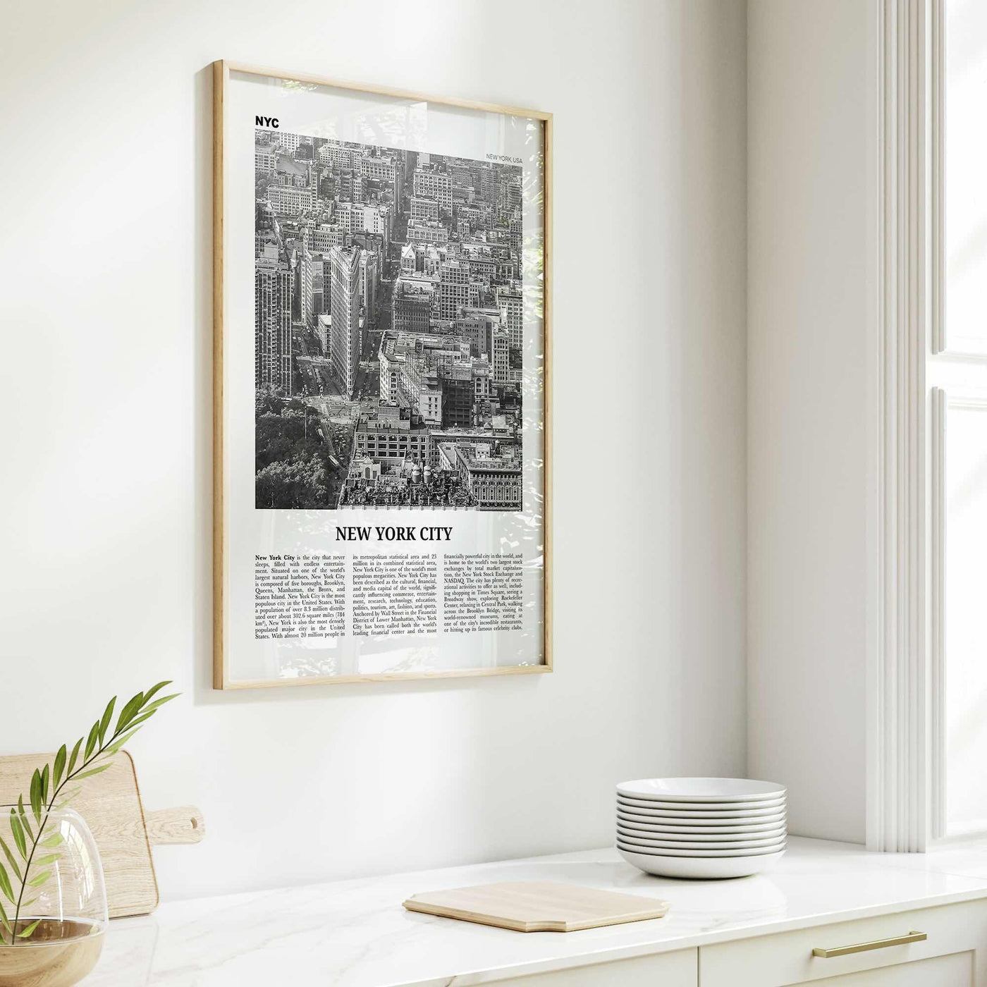 New York City Print Black and White No 6, New York Wall Art, New York Poster, New York Photo, NYC Black and White Poster Print, USA