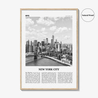 New York City Print Black and White No 7, New York City Wall Art, New York City Poster, New York City Photo, New York City Map, NYC, USA