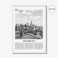New York City Print Black and White No 7, New York City Wall Art, New York City Poster, New York City Photo, New York City Map, NYC, USA