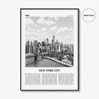 New York City Print Black and White No 7, New York City Wall Art, New York City Poster, New York City Photo, New York City Map, NYC, USA