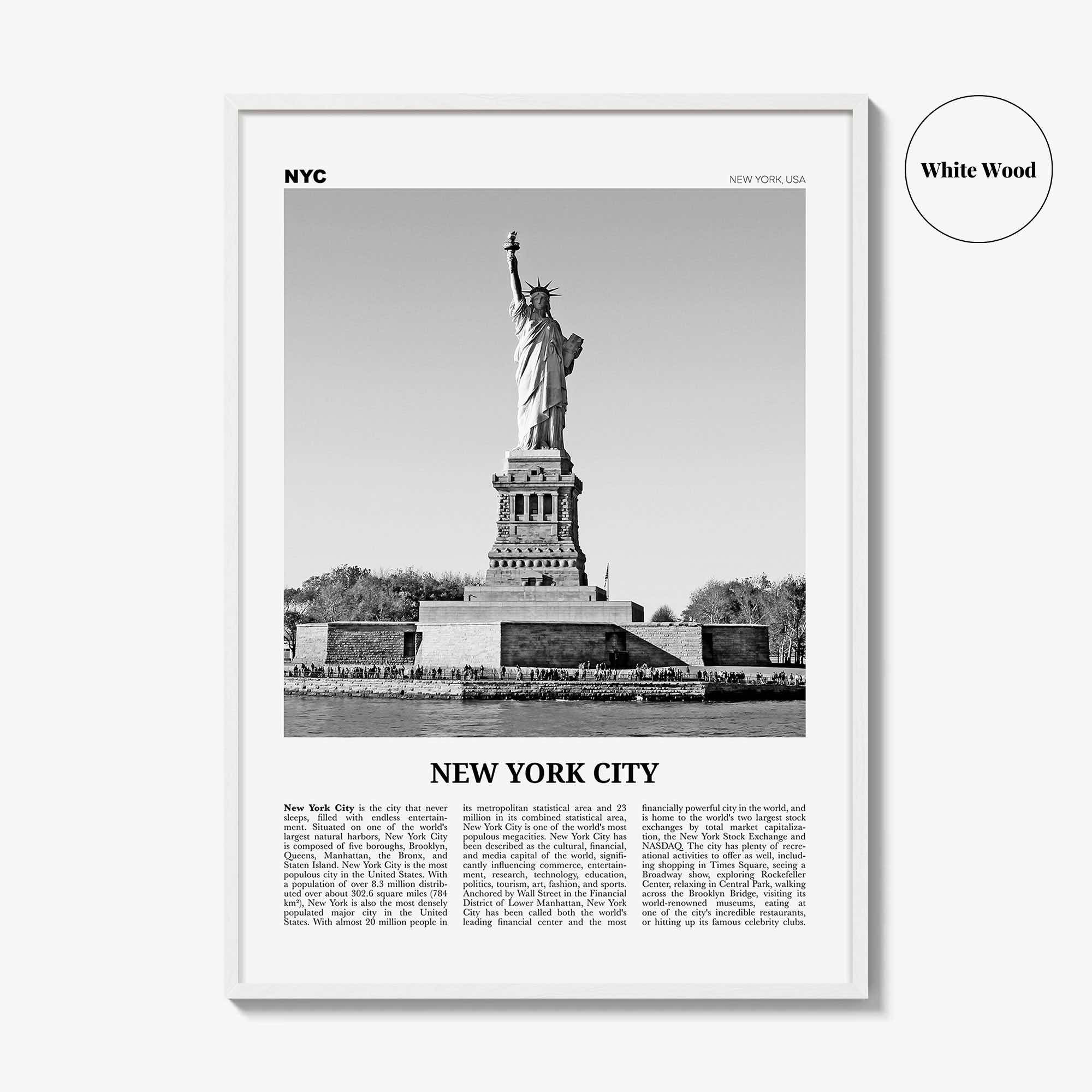 New York City Print Black and White No 8, New York City Wall Art, New York City Poster, New York City Photo, New York City Wall Décor, Map
