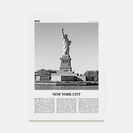 New York City Travel B&W No 8 Poster