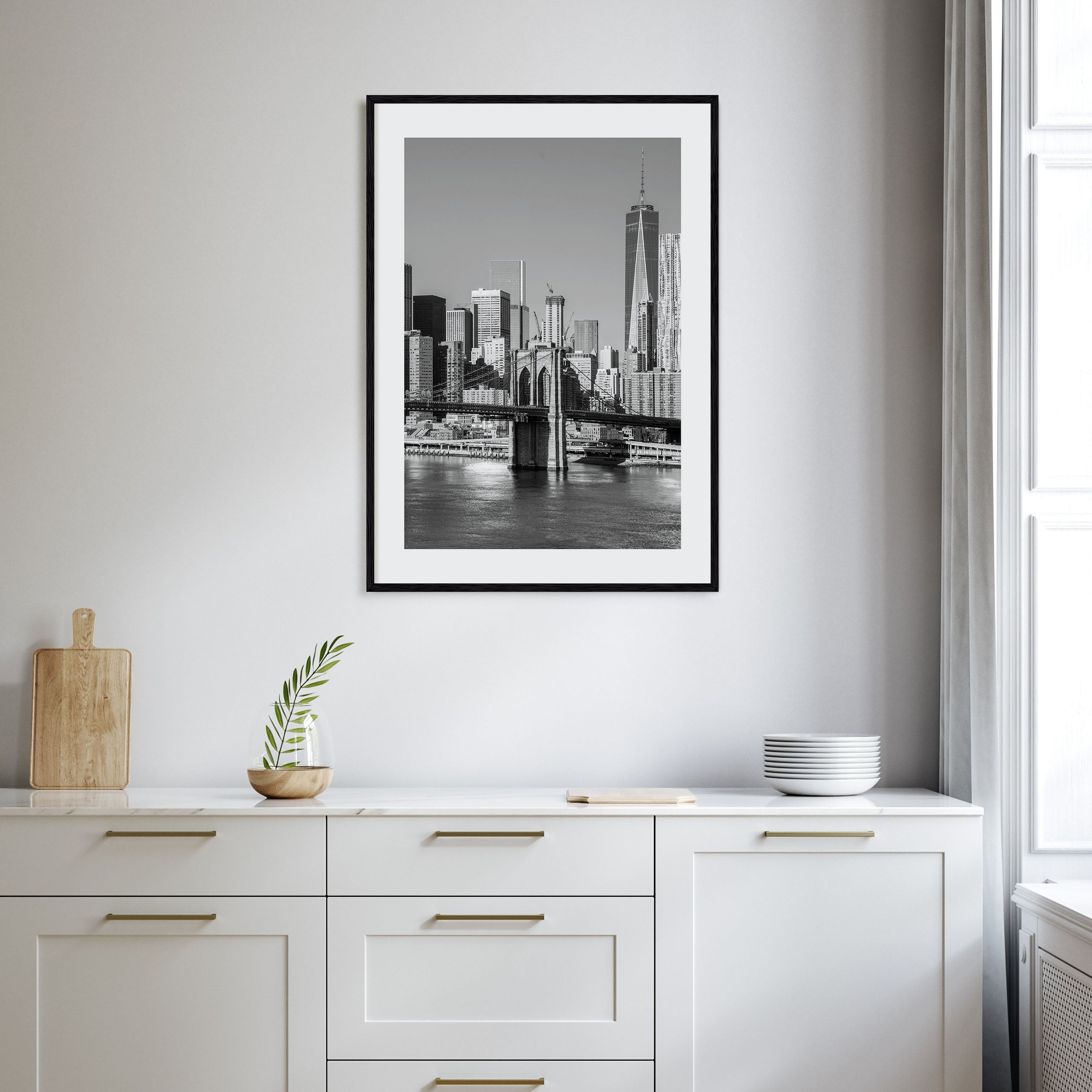 New York (State) Photo B&W Poster