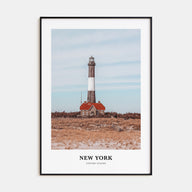 New York (State) Portrait Color Poster