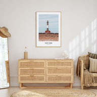New York (State) Portrait Color Poster