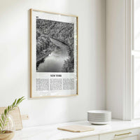 New York State Print Black and White No 2, New York Wall Art, New York Poster, New York Photo, New York Wall Décor, New York Map