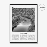 New York State Print Black and White No 2, New York Wall Art, New York Poster, New York Photo, New York Wall Décor, New York Map