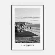 New Zealand Portrait B&W No 2 Poster