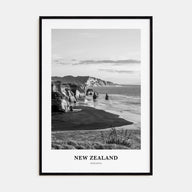 New Zealand Portrait B&W No 2 Poster