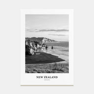 New Zealand Portrait B&W No 2 Poster