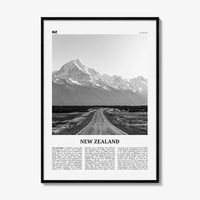 New Zealand Print Black and White No 1, New Zealand Wall Art, New Zealand Poster, New Zealand Photo, NZ, Wellington, Auckland, Oceania