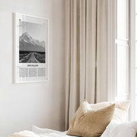 New Zealand Print Black and White No 1, New Zealand Wall Art, New Zealand Poster, New Zealand Photo, NZ, Wellington, Auckland, Oceania