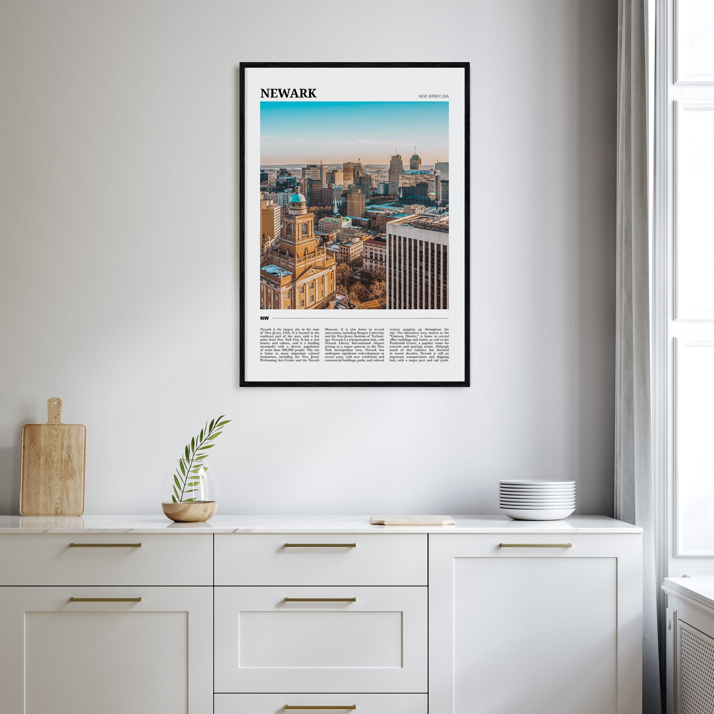 Newark Travel Color Poster