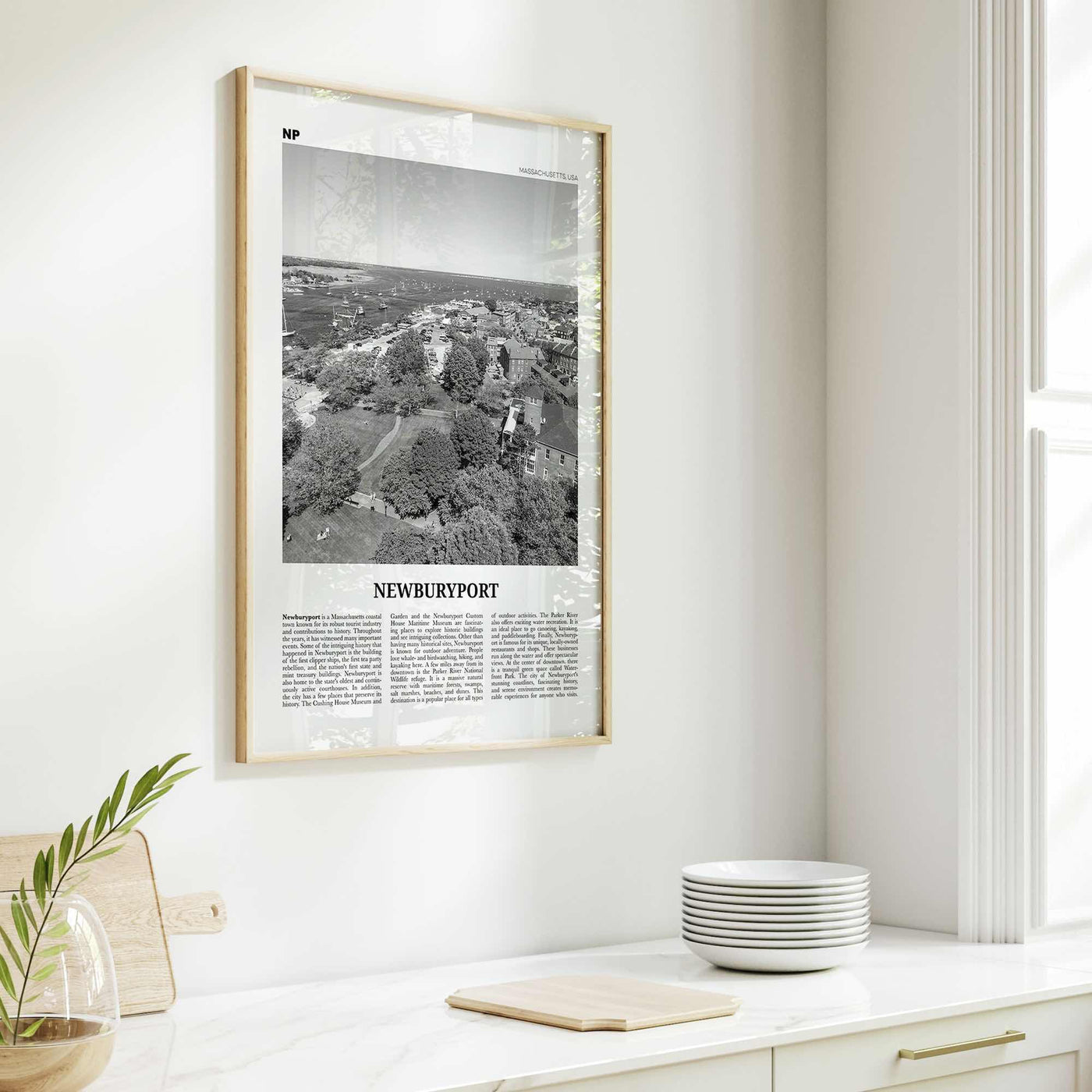 Newburyport Print Black and White, Newburyport Wall Art, Newburyport Poster, Newburyport Photo, Newburyport Map, Newburyport Wall Decor,