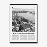 Newfoundland and Labrador Print Black and White, Newfoundland and Labrador Wall Art, Newfoundland and Labrador Poster, Canada