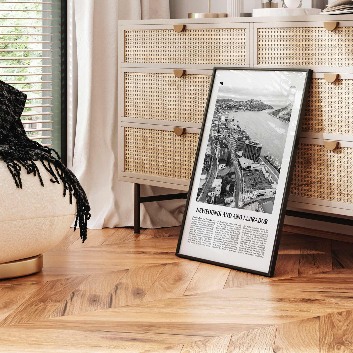 Newfoundland and Labrador Print Black and White, Newfoundland and Labrador Wall Art, Newfoundland and Labrador Poster, Canada