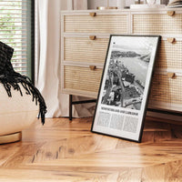 Newfoundland and Labrador Print Black and White, Newfoundland and Labrador Wall Art, Newfoundland and Labrador Poster, Canada