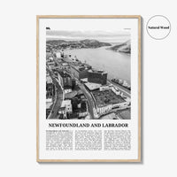 Newfoundland and Labrador Print Black and White, Newfoundland and Labrador Wall Art, Newfoundland and Labrador Poster, Canada