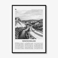 Newfoundland Print Black and White, Newfoundland Wall Art, Newfoundland Poster, Newfoundland Photo, Newfoundland Wall Décor, Canada