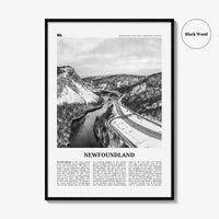 Newfoundland Print Black and White, Newfoundland Wall Art, Newfoundland Poster, Newfoundland Photo, Newfoundland Wall Décor, Canada