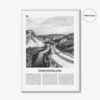 Newfoundland Print Black and White, Newfoundland Wall Art, Newfoundland Poster, Newfoundland Photo, Newfoundland Wall Décor, Canada