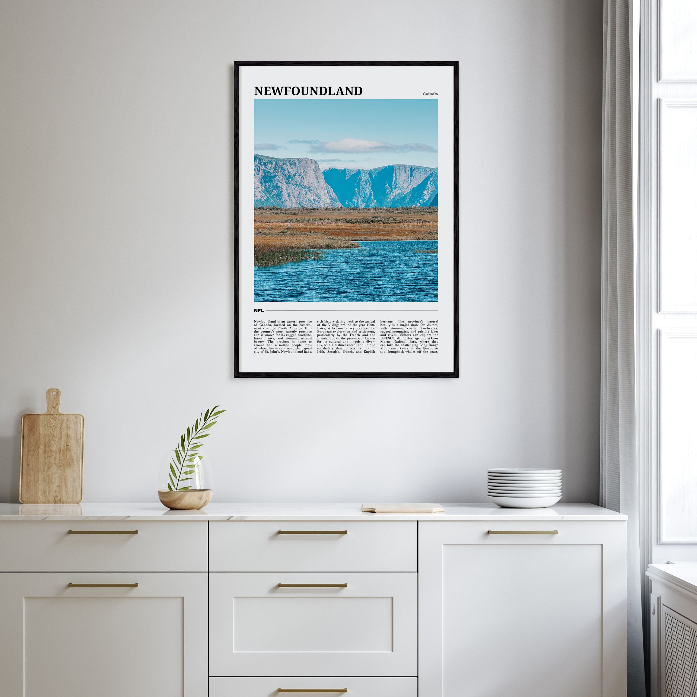 Newfoundland Travel Color Poster