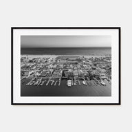 Newport Beach Landscape B&W Poster