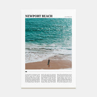 Newport Beach Travel Color Poster
