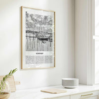 Newport Print Black and White, Newport Wall Art, Newport Poster, Newport Photo, Newport Wall Décor, Rhode Island, USA, United States