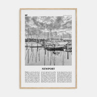 Newport Travel B&W Poster