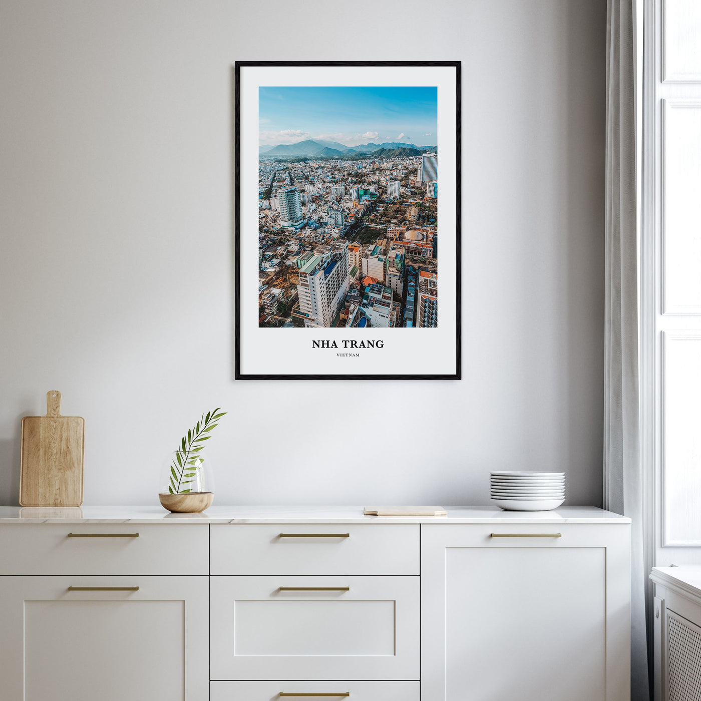 Nha Trang Portrait Color Poster