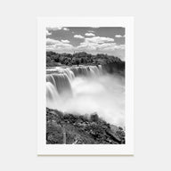 Niagara Falls, North America Photo B&W Poster