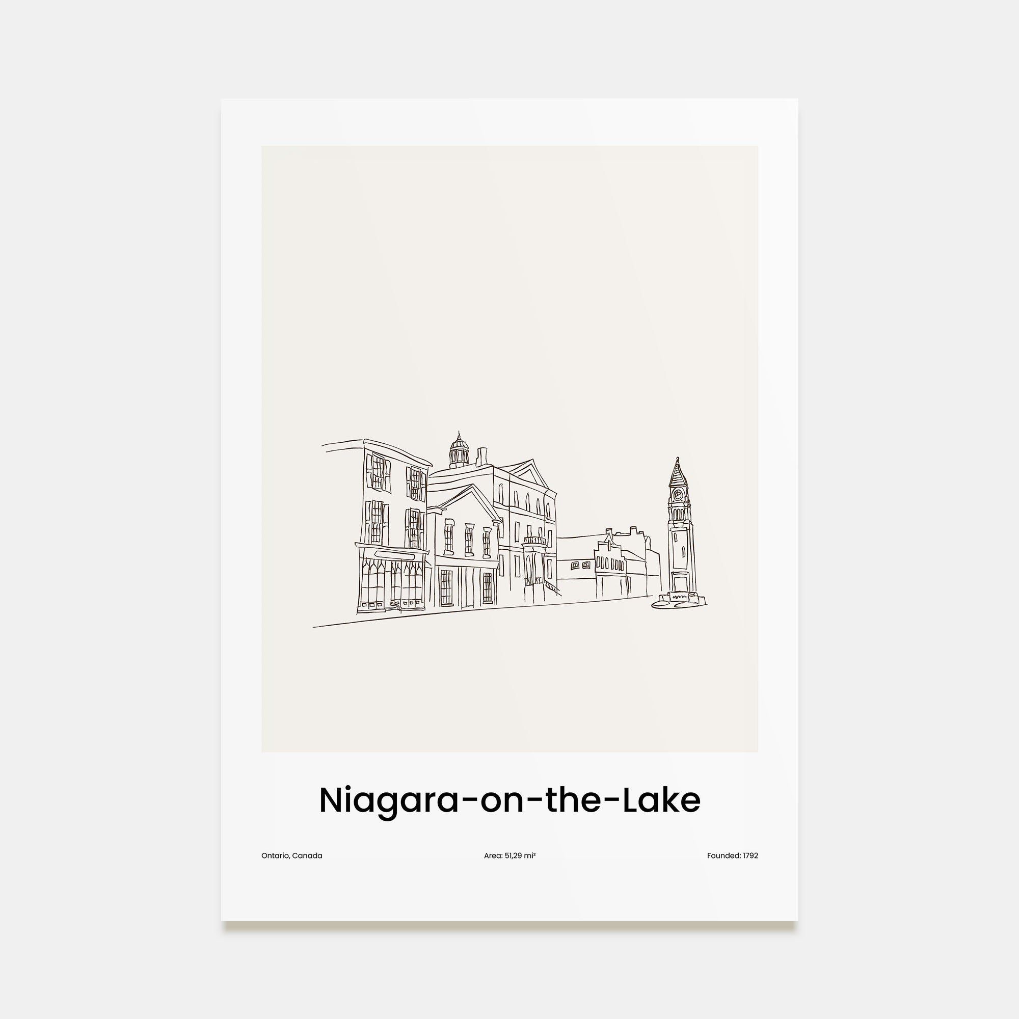 Niagara-on-the-Lake Drawn Poster