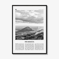 Nicaragua Print Black and White, Nicaragua Wall Art, Nicaragua Poster, Nicaragua Photo, Nicaragua Wall Decor, Managua, Central America