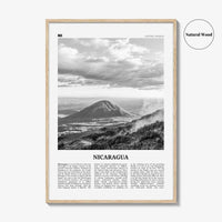 Nicaragua Print Black and White, Nicaragua Wall Art, Nicaragua Poster, Nicaragua Photo, Nicaragua Wall Decor, Managua, Central America