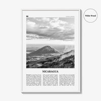 Nicaragua Print Black and White, Nicaragua Wall Art, Nicaragua Poster, Nicaragua Photo, Nicaragua Wall Decor, Managua, Central America