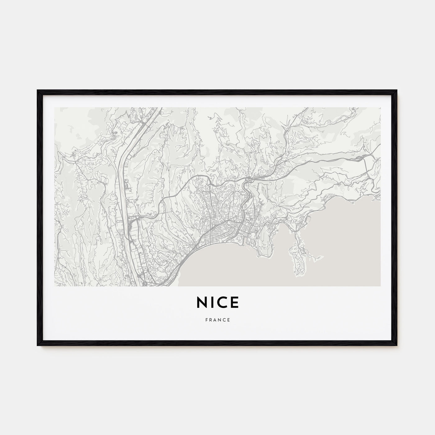 Nice Map Landscape Poster