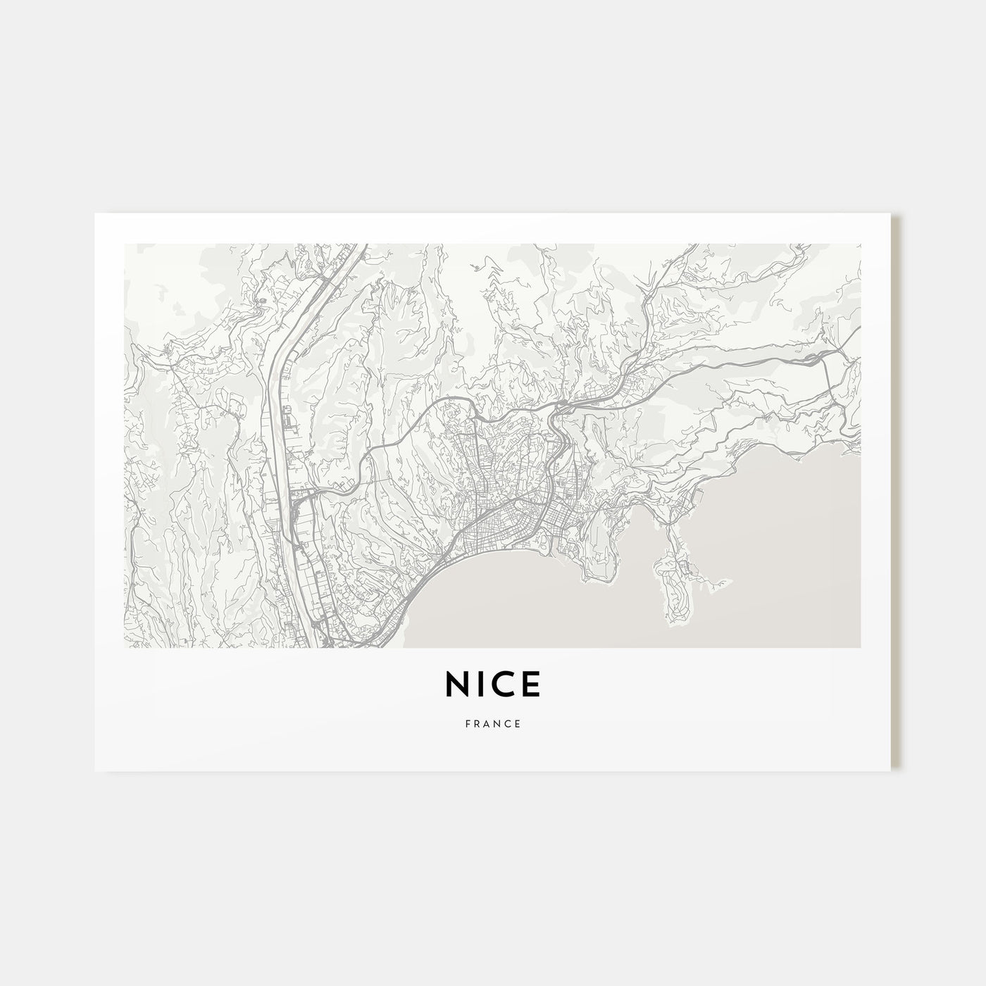 Nice Map Landscape Poster