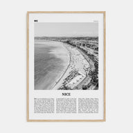 Nice Travel B&W Poster