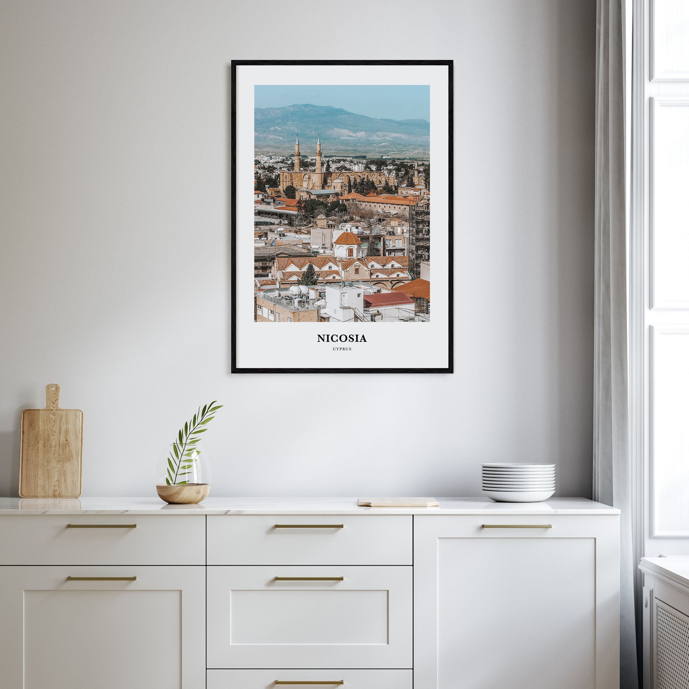 Nicosia Portrait Color Poster